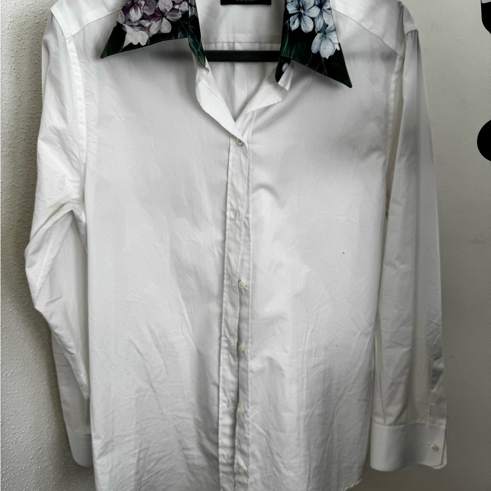 Dolce & Gabbana White Blouse Classic Top